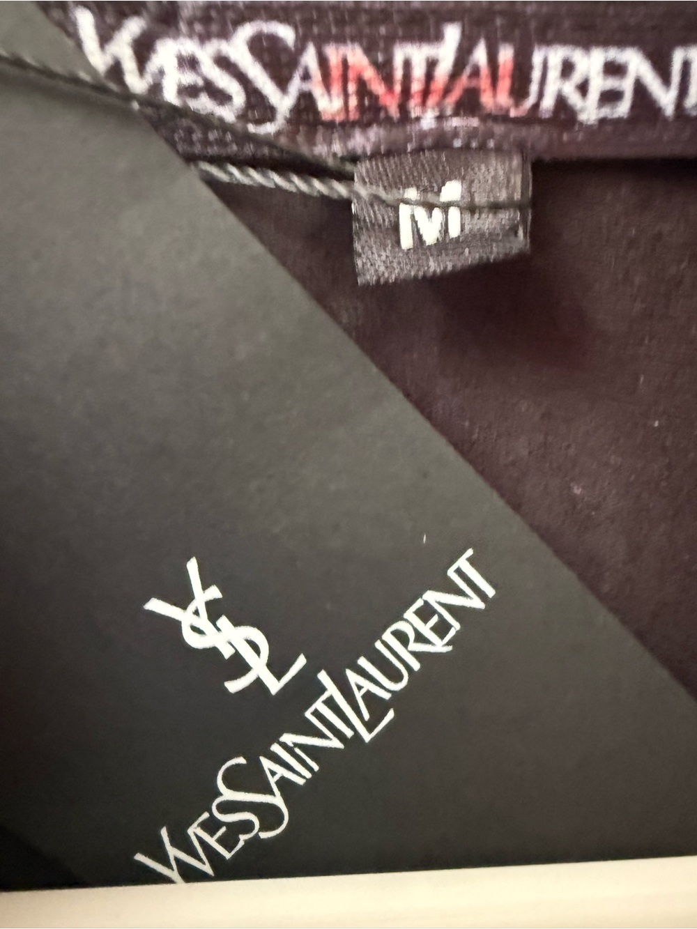YVES SAINT LAURENT 100% COTTON TEE W/RHINESTONE LEOPARD GRAPHIC WOMENS M~NWT - Picture 5 of 5